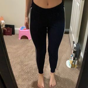 navy blue track pants